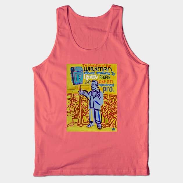 The Introduction of the Walkman Tank Top by SPINADELIC